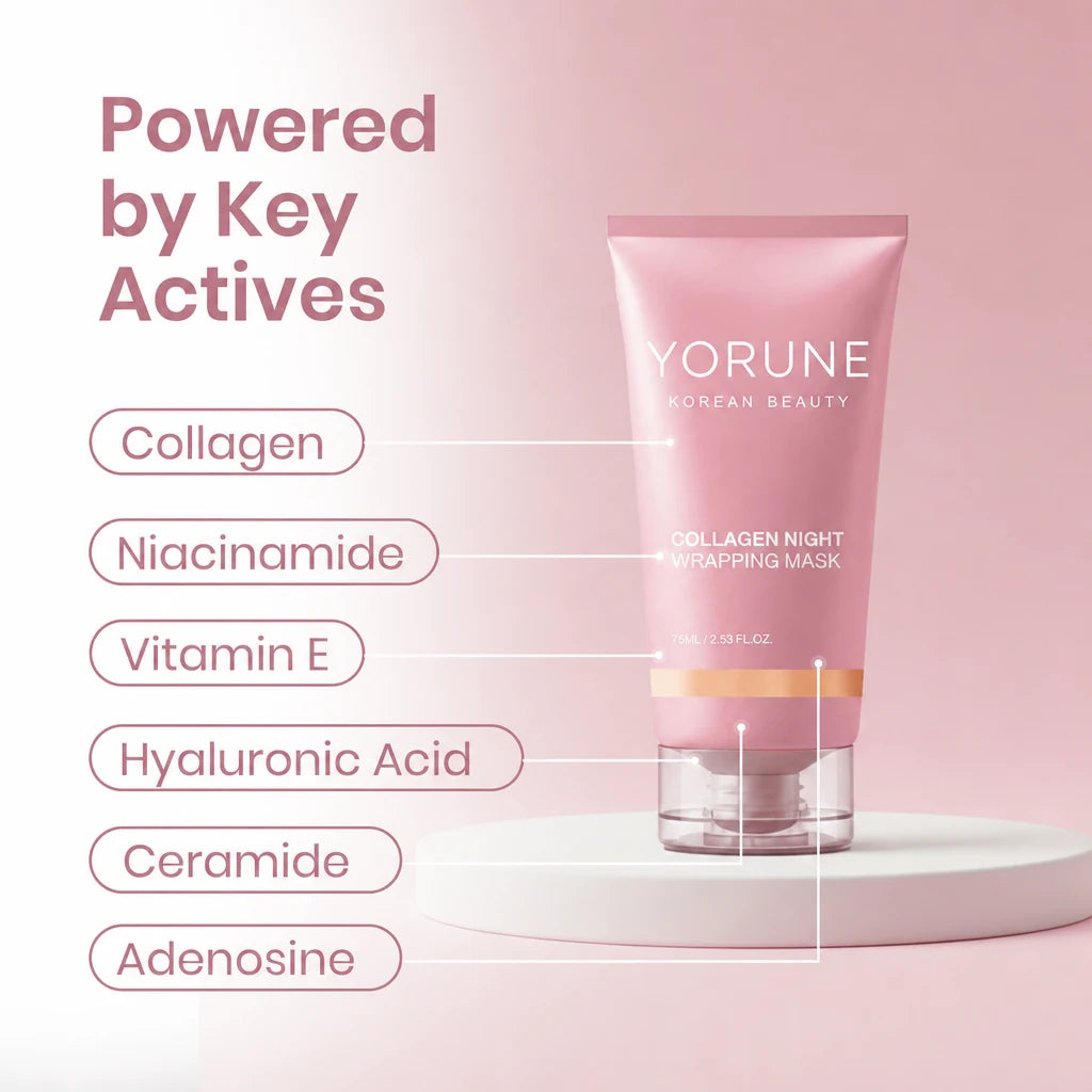 YORUNE Collagen Night Wrapping Masks